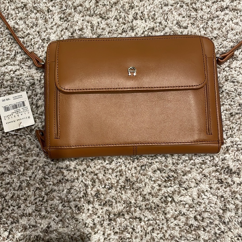Etienne Aigner Tan Crossbody Bag